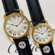 Replica RONDE SOLO DE CARTIER Yellow Case 36MM Lover Watch Leather Strap (3)_th.jpg